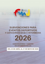 SUBVENCIONES PARA EVENTOS DEPORTIVOS Y CATEGOR�AS BASE E INTERMEDIA