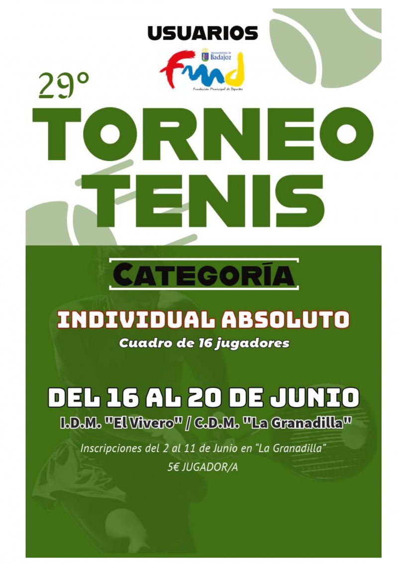 TORNEO TENIS