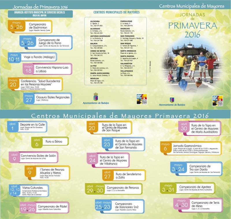 JORNADAS DE PRIMAVERA 2016