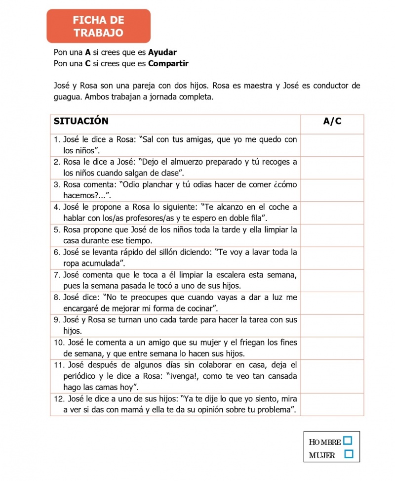 AYUDAR O COMPARTIR