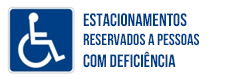 Estacionamentos reservados a pessoas com defici�ncia