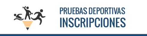 Inscripciones a pruebas deportivas